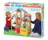 Melissa & Doug Emeletes fa babaház lifttel