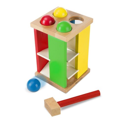 Melissa & Doug Fa készségfejlesztő játék, Kis golyópálya