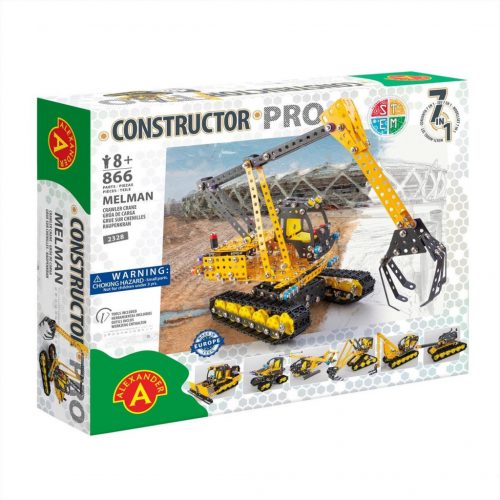 Alexander Toys Constructor Pro - Melman lánctalpas markoló építőjáték