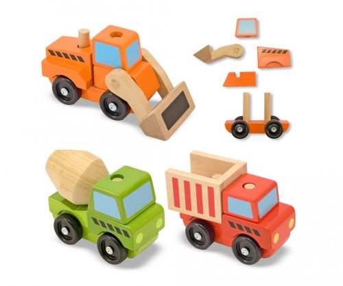 Melissa & Doug Fa jármű, Építkezés