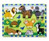 Melissa & Doug Készségfejlesztő játék, Könnyen megfogható puzzle, kis kedvencek