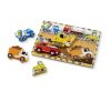 Melissa & Doug Készségfejlesztő játék, Könnyen megfogható puzzle, munkagépek