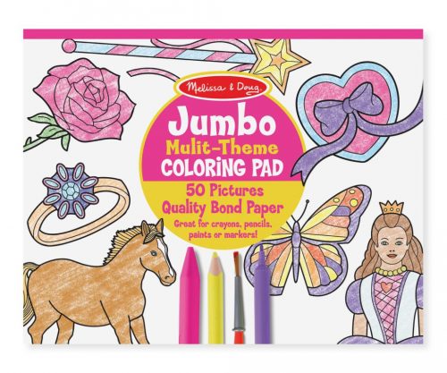 Melissa & Doug Kreatív játék, Jumbo színező, pink