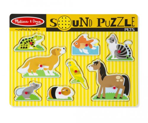 Melissa & Doug Hangos puzzle, Háziállatok