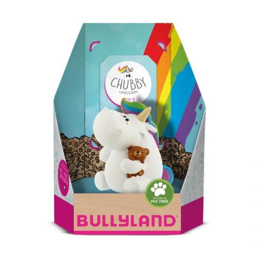 Bullyland 44501 Chubby Unikornis Teddy macival játékszett