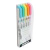 Szövegkiemelő kétvégű ZEBRA Mildliner fluorescent 1,4-4,0 mm 5 db/ készlet