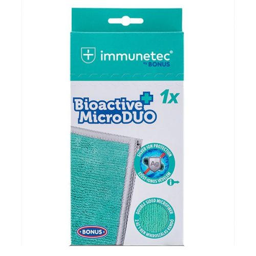 Törlőkendő mikroszálas BONUS Bioactive microDuo 35x35cm