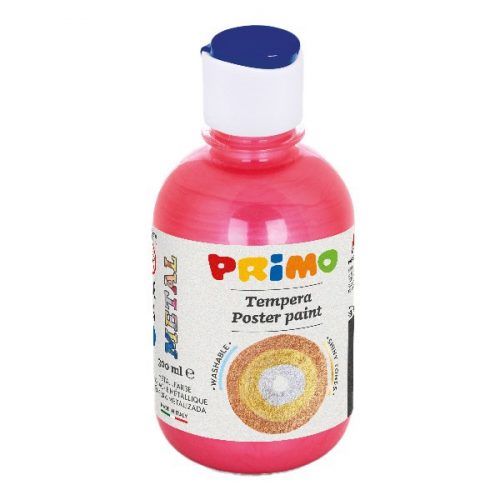 Tempera PRIMO 300 ml metál piros