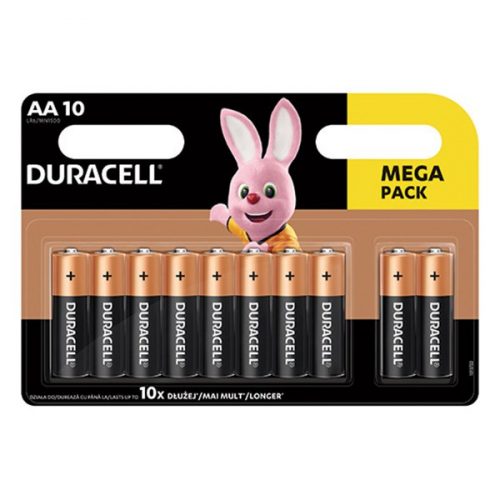 Elem ceruza DURACELL Basic AA 10-es